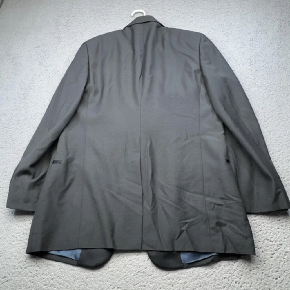 Gucci Tuxedo Blazer Jacket Men 42 Black Wool Mohair Peak Lapel One Button Formal